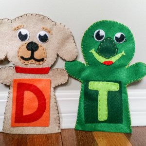 Custom Felt Letter Puppets